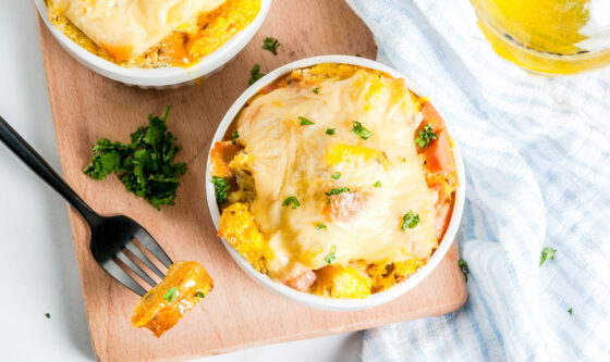 Springtime Veggie & Egg Strata