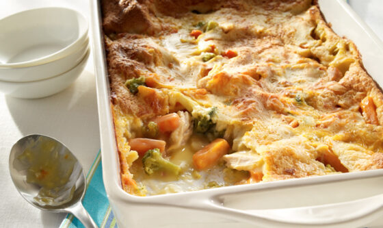 Upside-Down Chicken Pie