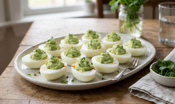 Avocado Deviled Eggs