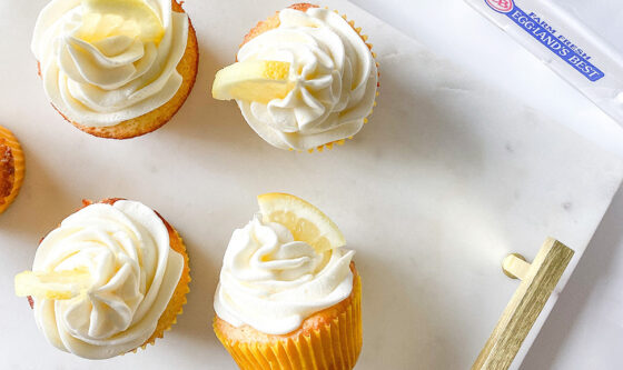 Lemon Cupcakes with Lemon Buttercream