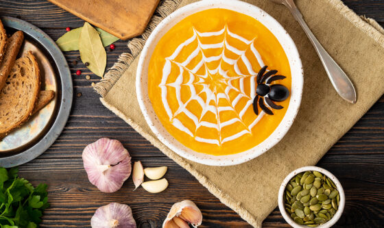 'Cobweb' Pumpkin & Squash Soup