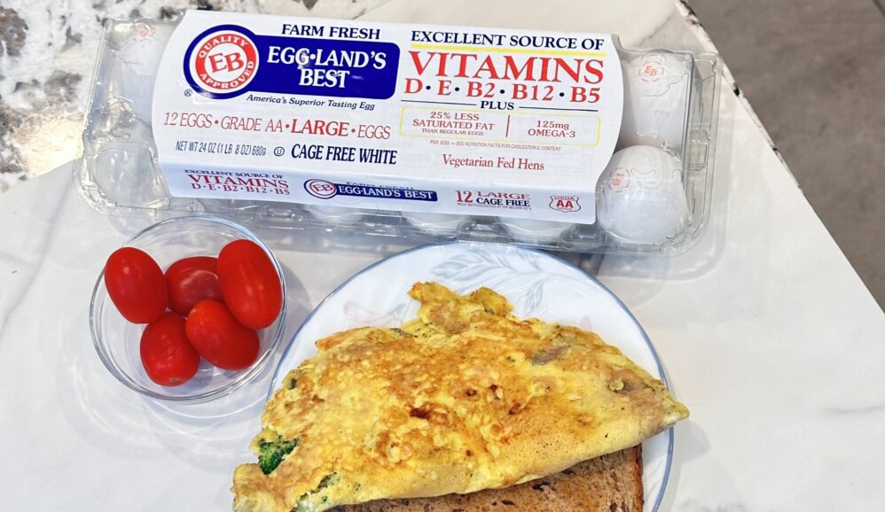 Photo of Mediterranean Broccoli & Cheese Omelet