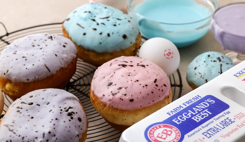 Photo of Egg-shaped Filled Donuts