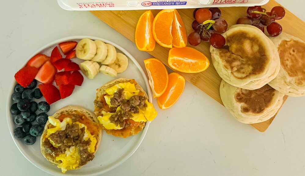Photo of English Muffin Breakfast Pizzas