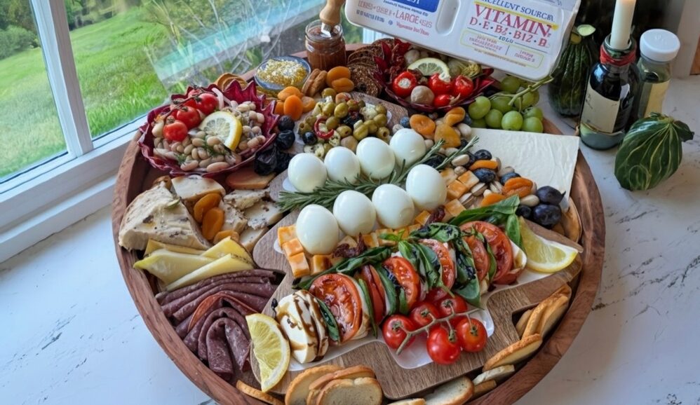 Photo of Italian-Inspired Antipasto Board with Eggland’s Best Eggs