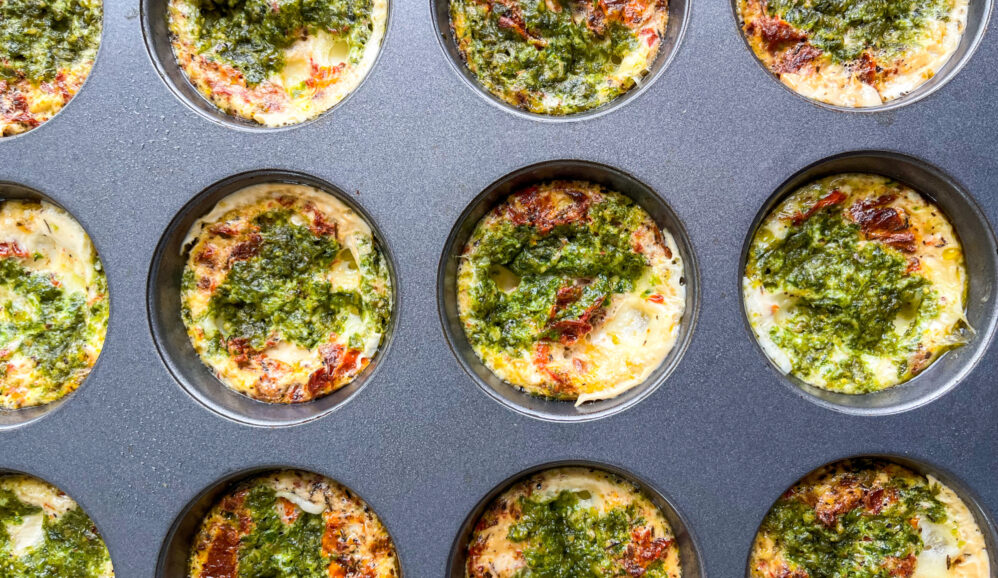 Photo of Pesto Egg White Bites