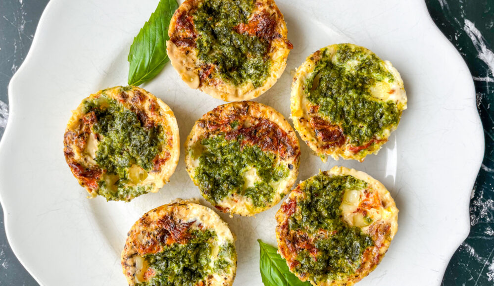 Photo of Pesto Egg White Bites