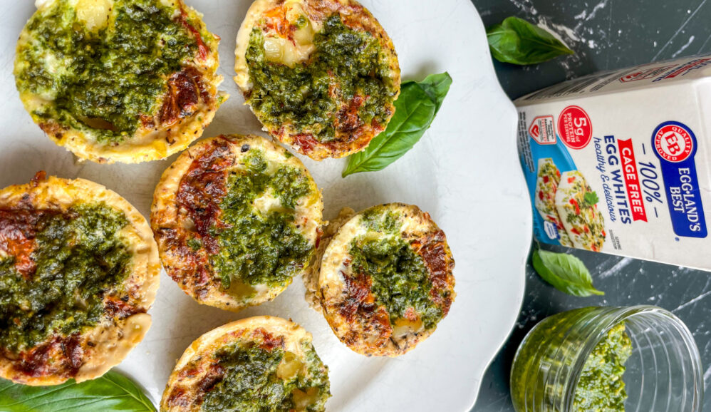 Photo of Pesto Egg White Bites