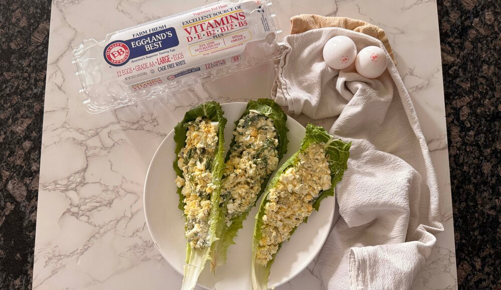 Photo of Chopped Egg Salad Lettuce Wraps