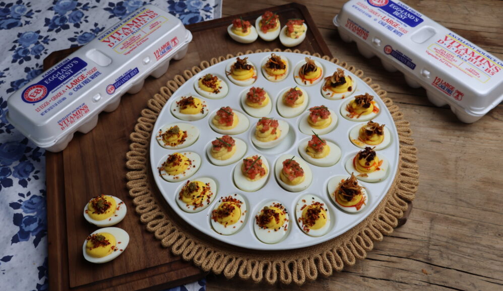 Photo of Asian Inspired Deviled Egg Flight Recipe