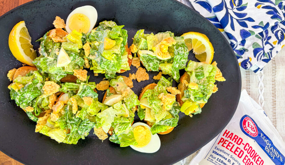 Photo of Creamy Caesar Salad Crostini Recipe