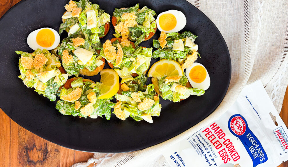 Photo of Creamy Caesar Salad Crostini Recipe