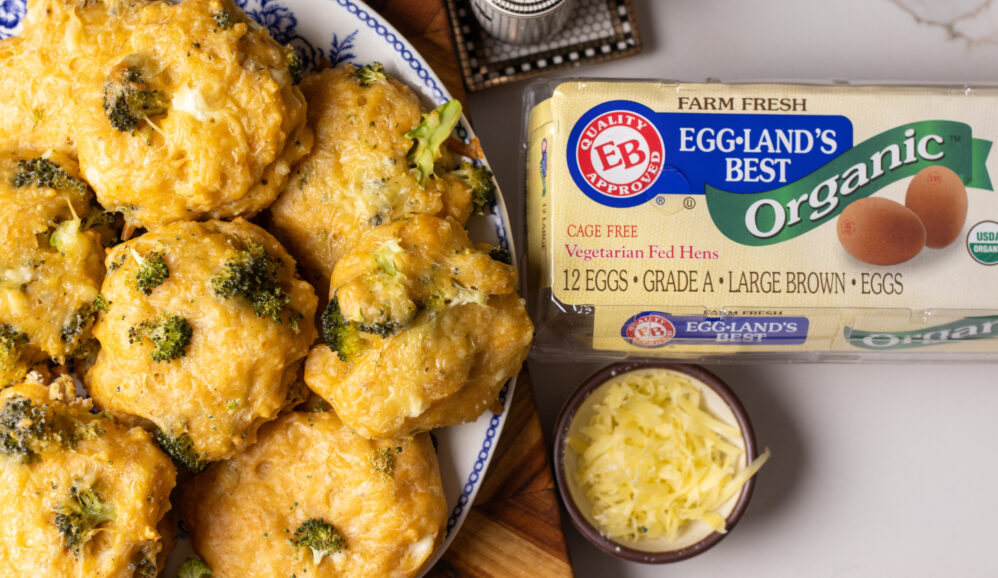 Photo of High Protein Broccoli Cheddar Cottage Cheese Breakfast Biscuits