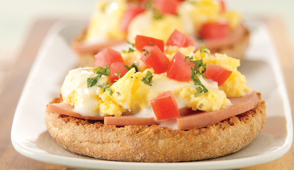 Photo of Canadian Bacon & Ranch Eggs Benedict