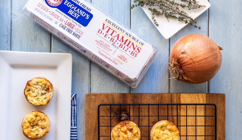 Photo of Mini Caramelized Onion & Gruyère Quiches