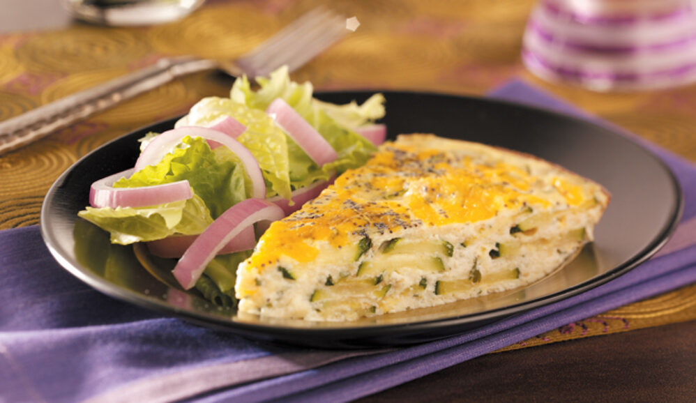 Photo of Ricotta & Cheddar Zucchini Frittata