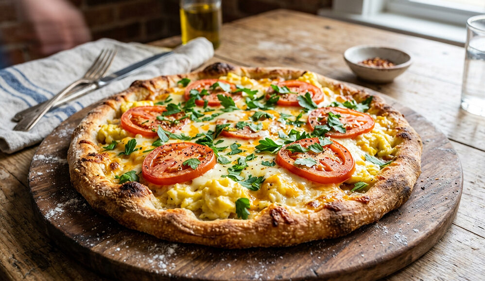 Photo of Scrambled Egg Pizza