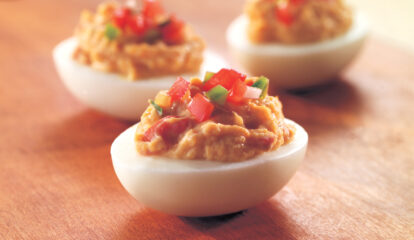 Salsa Deviled Eggs