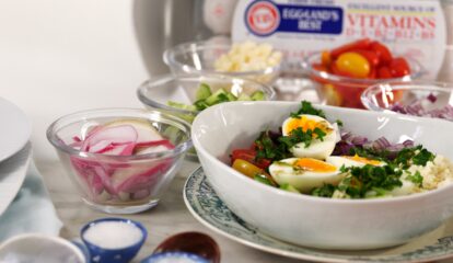 Mediterranean Egg & Quinoa Bowl