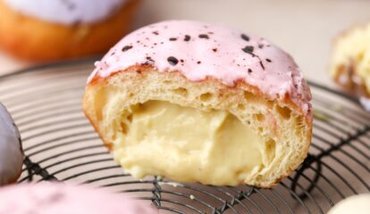 Egg-shaped Filled Donuts