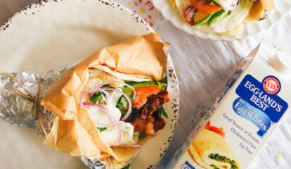 Tex-Mex Egg White Breakfast Burrito