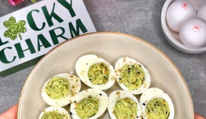 Green Goddess Deviled Eggs