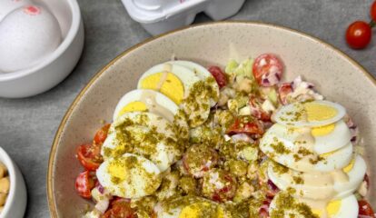 Mediterranean Egg Chopped Salad