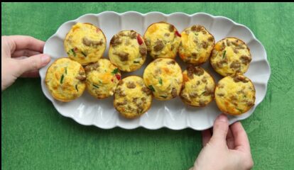 Cheesy Hashbrown Egg Cups