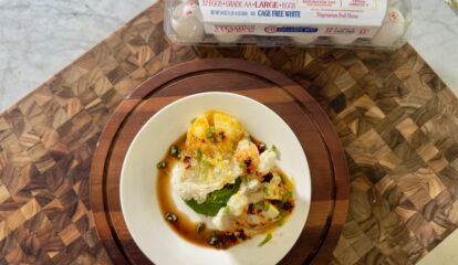 Jammy Egg Rice Paper Dumplings