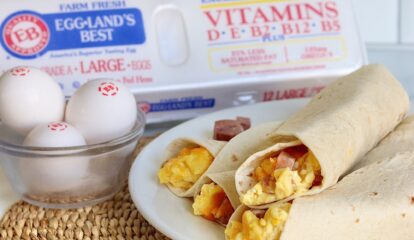 Easy Egg Breakfast Rollup