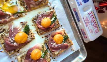 Prosciutto Egg & Asparagus Holiday Pastry