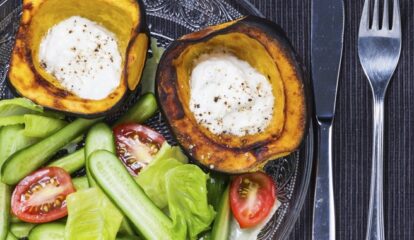 Baked Eggs in Acorn Squash