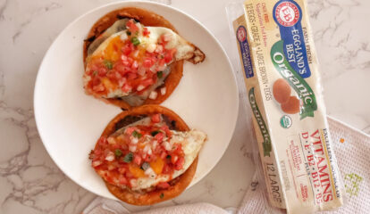 Chorizo Breakfast Smash Tacos