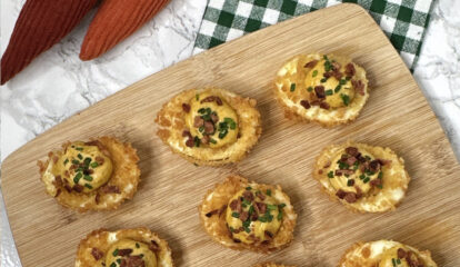 Crispy Fried Deviled Eggs