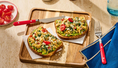 Energizing Egg White Scramble & Avocado Toast