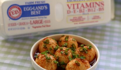 Korean Marinated Eggs (Gochujang Butter style)