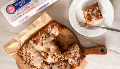 Pumpkin Streusel Snack Cake