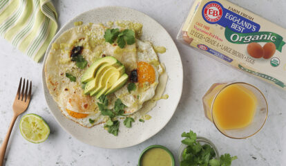 Corn Tortilla Egg Nests