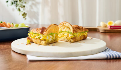 Egg Salad Croissant Sandwich