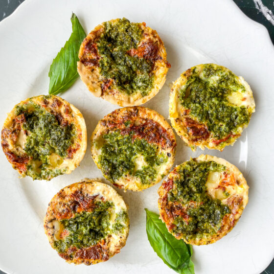 Photo of Pesto Egg White Bites