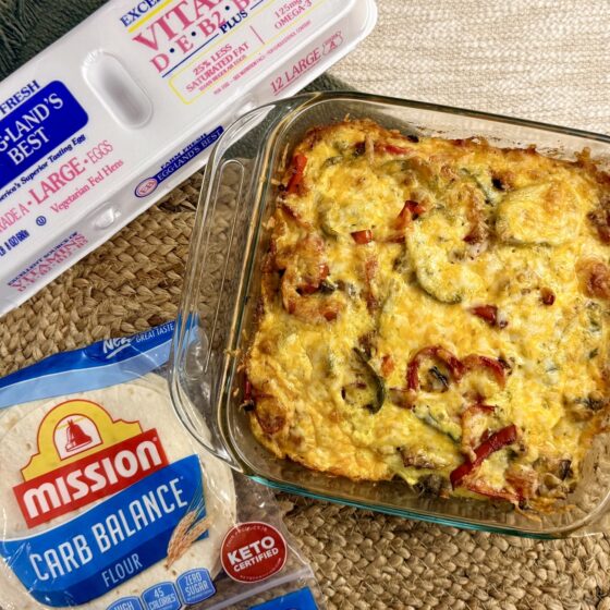 Photo of Breakfast Egg & Veggie Taco Bake