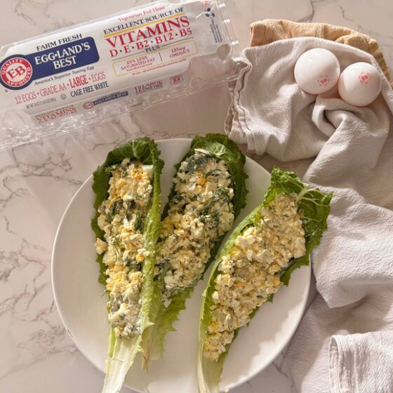 Photo of Chopped Egg Salad Lettuce Wraps