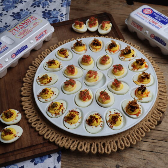 Photo of Asian Inspired Deviled Egg Flight Recipe