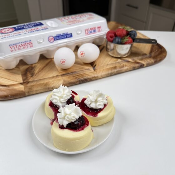 Photo of High Protein Mini Cheesecakes