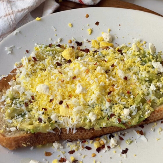 Photo of Grated Avocado Toast