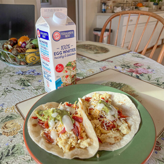 Photo of Savory Egg White Breakfast Tacos