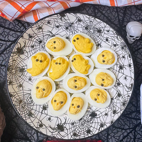 Photo of Halloween Deviled Eggs