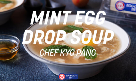 Mint Egg Drop Soup